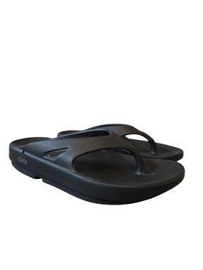 OOFOS Ooriginal Black Recovery Sandals 7